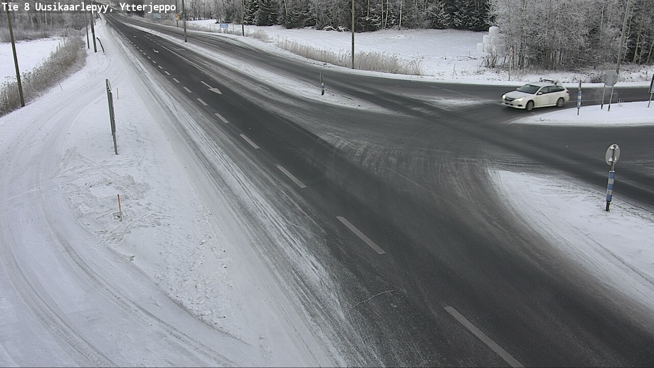 Weather Camera Image Väg 8 Nykarleby, Ytterjeppo, Uusikaarlepyy, Pohjanmaa