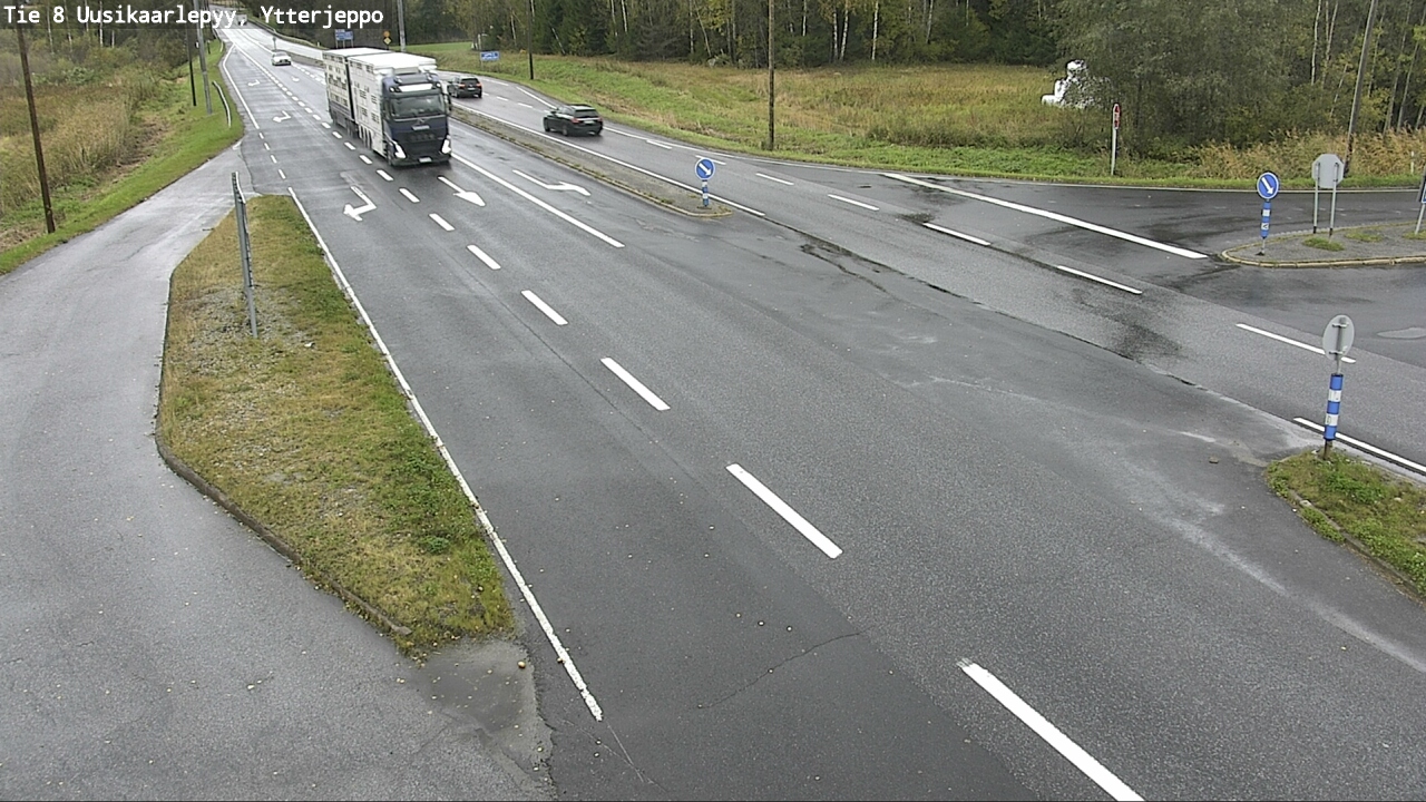 Weather Camera Image Road 8 Uusikaarlepyy, Ytterjeppo, Uusikaarlepyy, Pohjanmaa