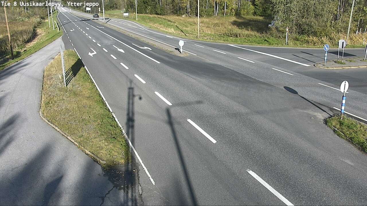 Weather Camera Image Väg 8 Nykarleby, Ytterjeppo, Uusikaarlepyy, Pohjanmaa