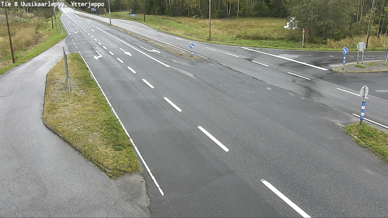 Weather Camera Image Road 8 Uusikaarlepyy, Ytterjeppo, Uusikaarlepyy, Pohjanmaa