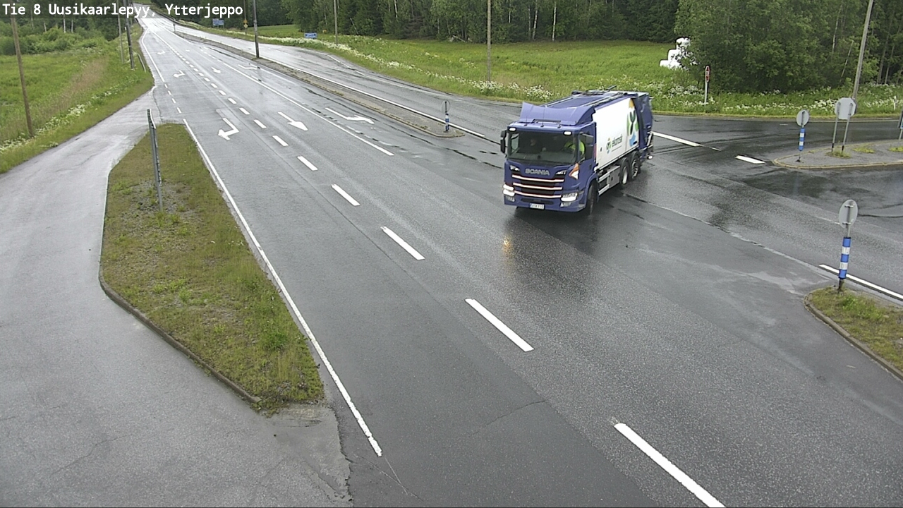 Kelikamerat Kuva Tie 8 Uusikaarlepyy, Ytterjeppo, Uusikaarlepyy, Pohjanmaa