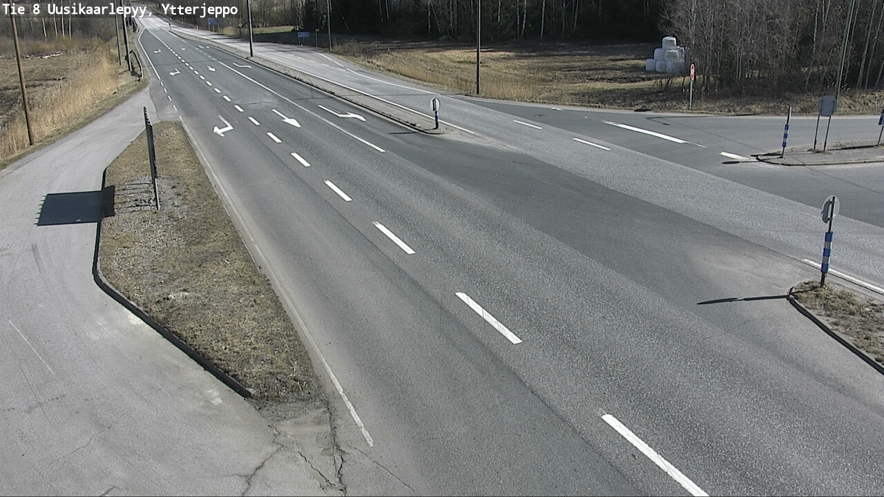 Kelikamerat Kuva Tie 8 Uusikaarlepyy, Ytterjeppo, Uusikaarlepyy, Pohjanmaa