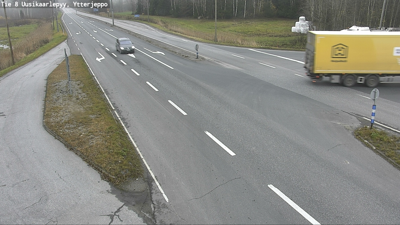 Kelikamerat Kuva Tie 8 Uusikaarlepyy, Ytterjeppo, Uusikaarlepyy, Pohjanmaa