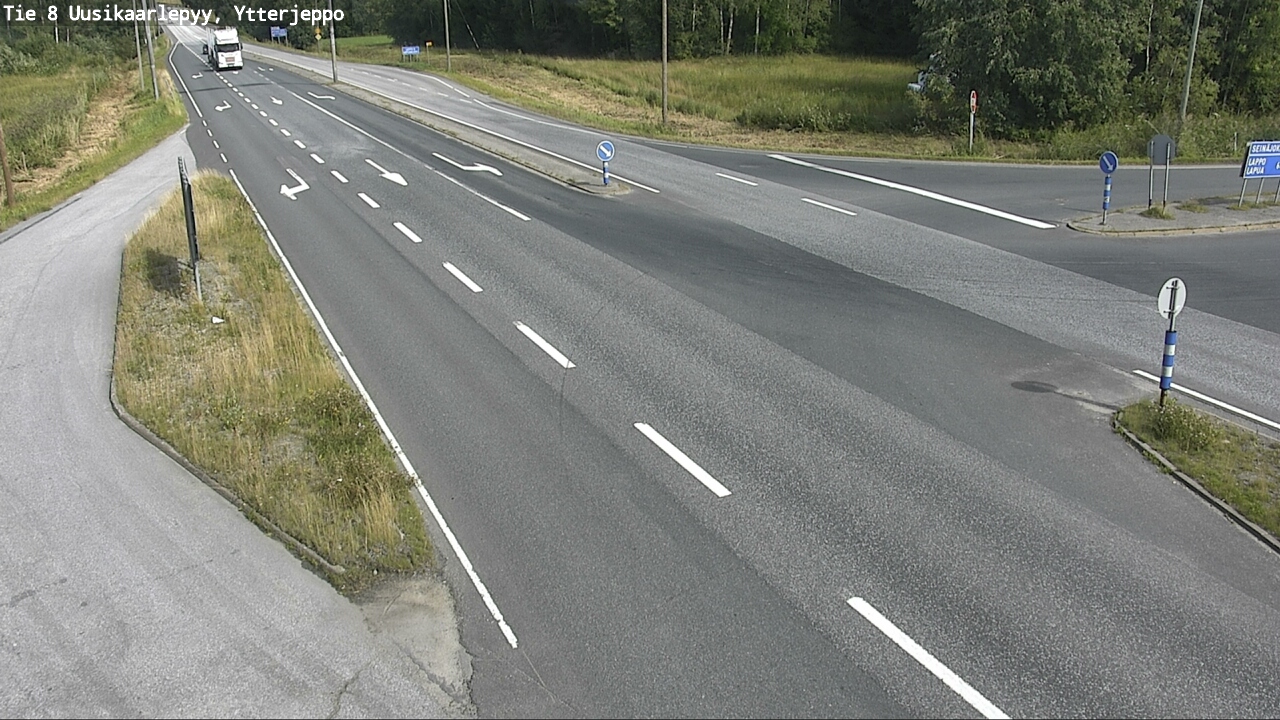 Kelikamerat Kuva Tie 8 Uusikaarlepyy, Ytterjeppo, Uusikaarlepyy, Pohjanmaa