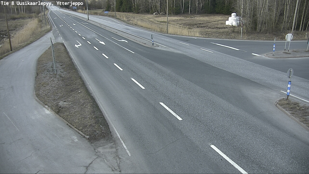 Kelikamerat Kuva Tie 8 Uusikaarlepyy, Ytterjeppo, Uusikaarlepyy, Pohjanmaa