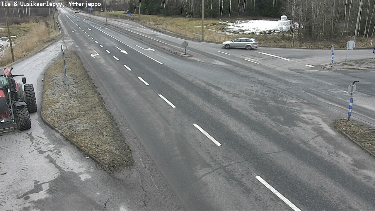 Weather Camera Image Väg 8 Nykarleby, Ytterjeppo, Uusikaarlepyy, Pohjanmaa