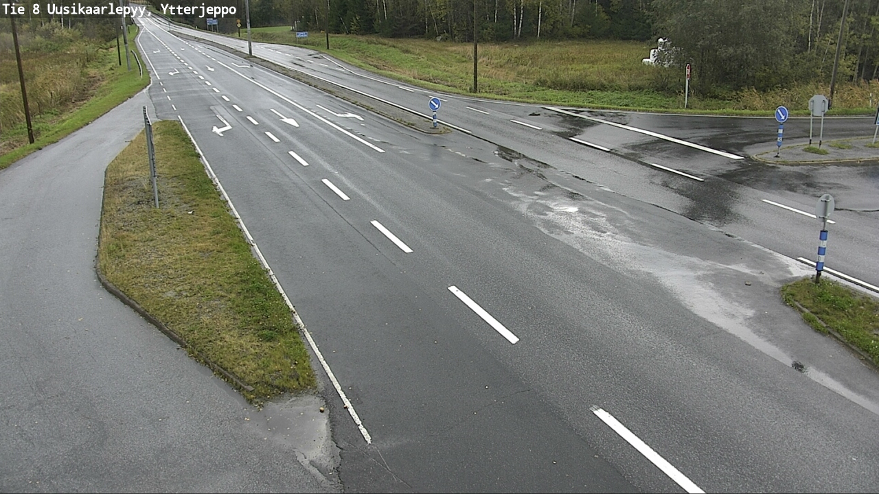 Weather Camera Image Road 8 Uusikaarlepyy, Ytterjeppo, Uusikaarlepyy, Pohjanmaa