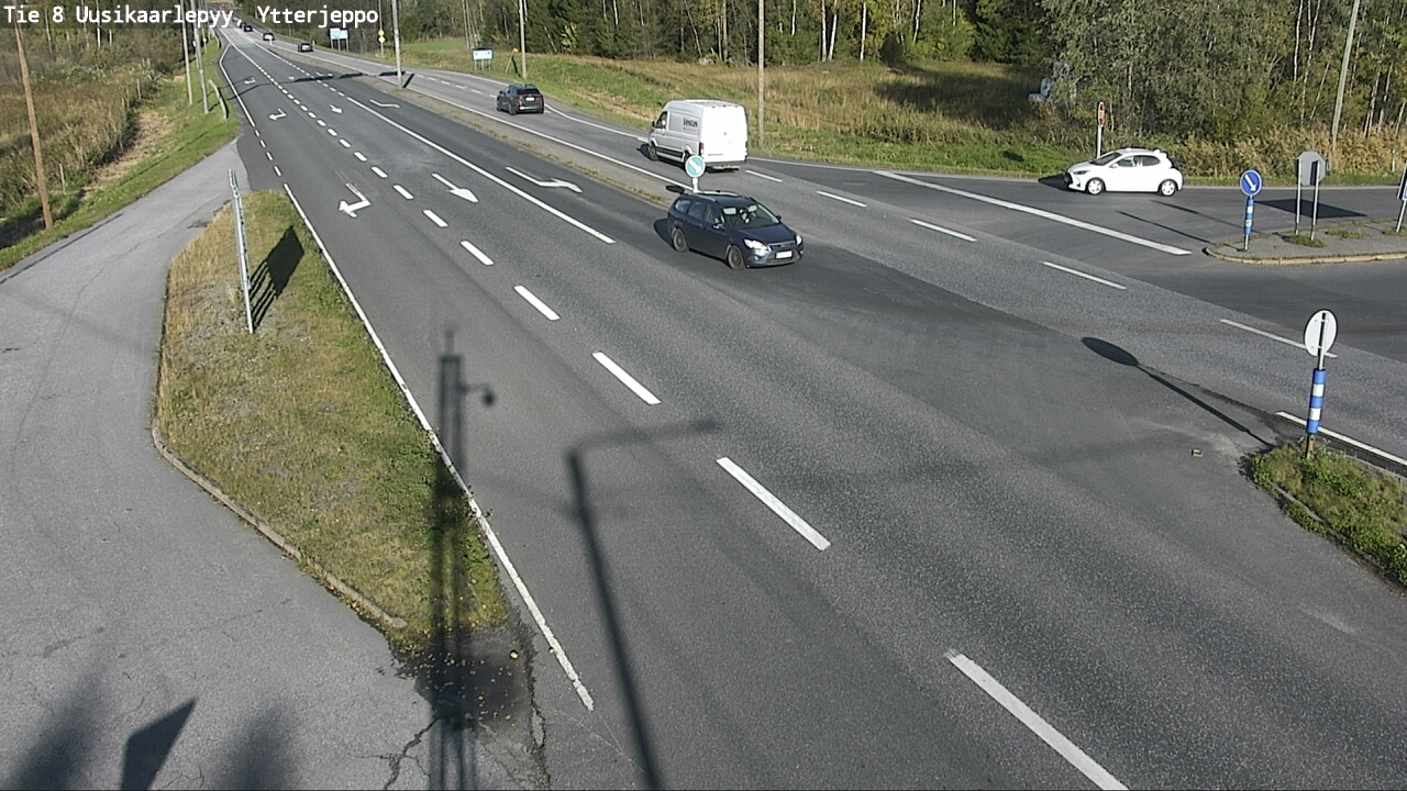 Weather Camera Image Väg 8 Nykarleby, Ytterjeppo, Uusikaarlepyy, Pohjanmaa