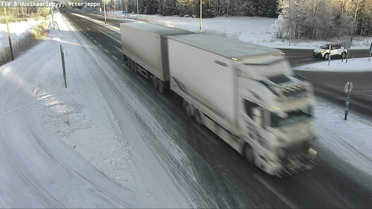 Weather Camera Image Väg 8 Nykarleby, Ytterjeppo, Uusikaarlepyy, Pohjanmaa