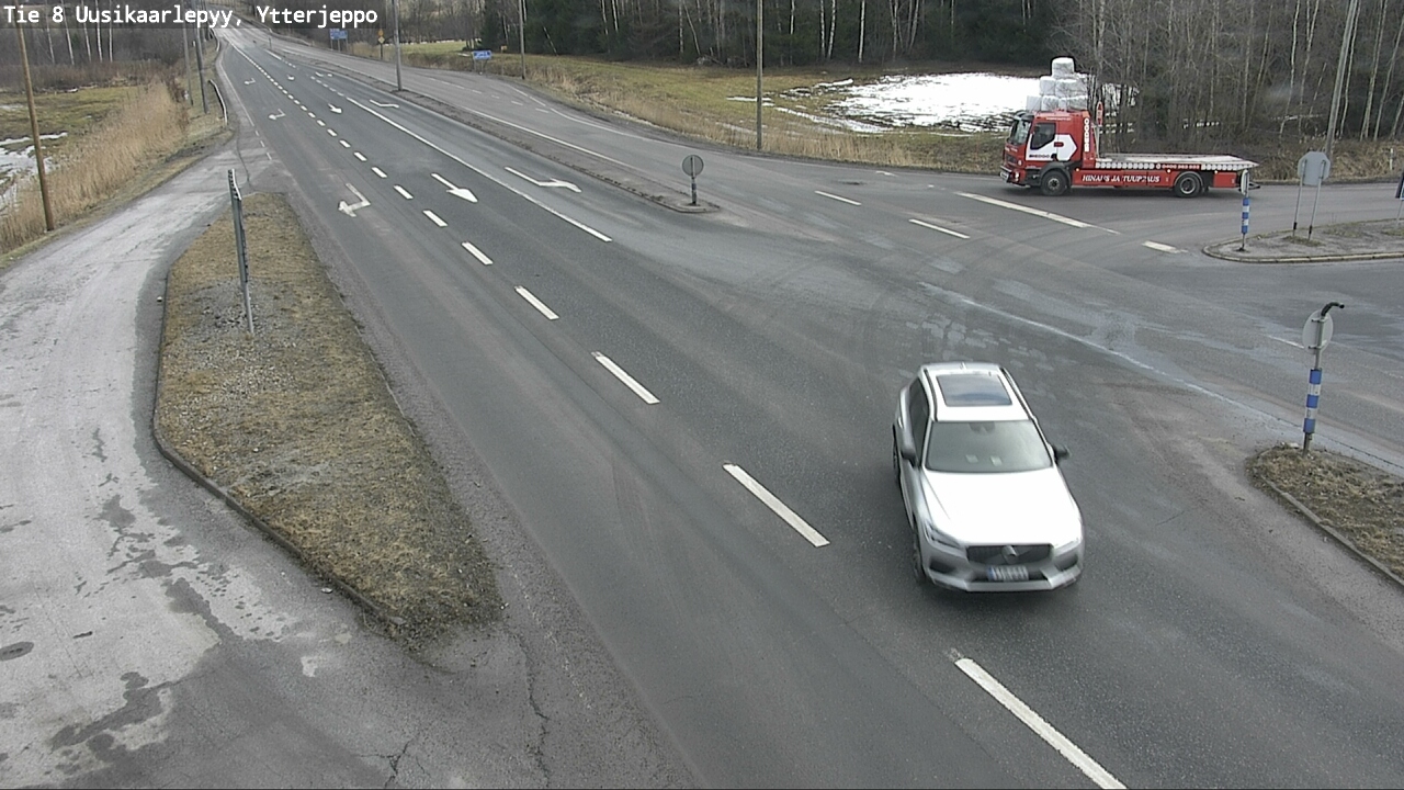 Weather Camera Image Väg 8 Nykarleby, Ytterjeppo, Uusikaarlepyy, Pohjanmaa