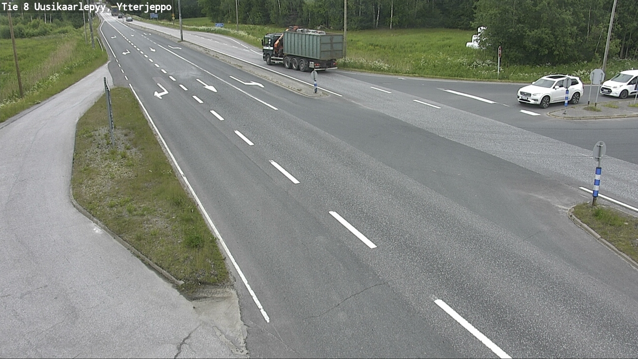 Kelikamerat Kuva Tie 8 Uusikaarlepyy, Ytterjeppo, Uusikaarlepyy, Pohjanmaa