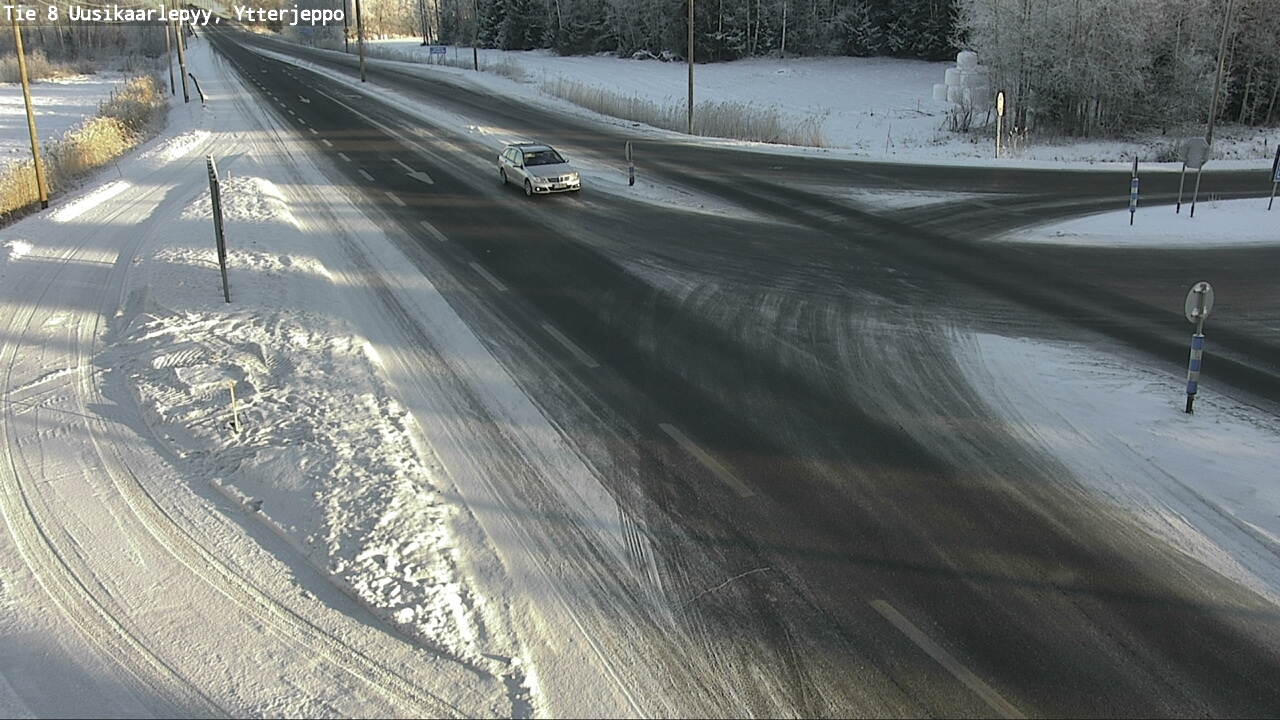 Weather Camera Image Road 8 Uusikaarlepyy, Ytterjeppo, Uusikaarlepyy, Pohjanmaa