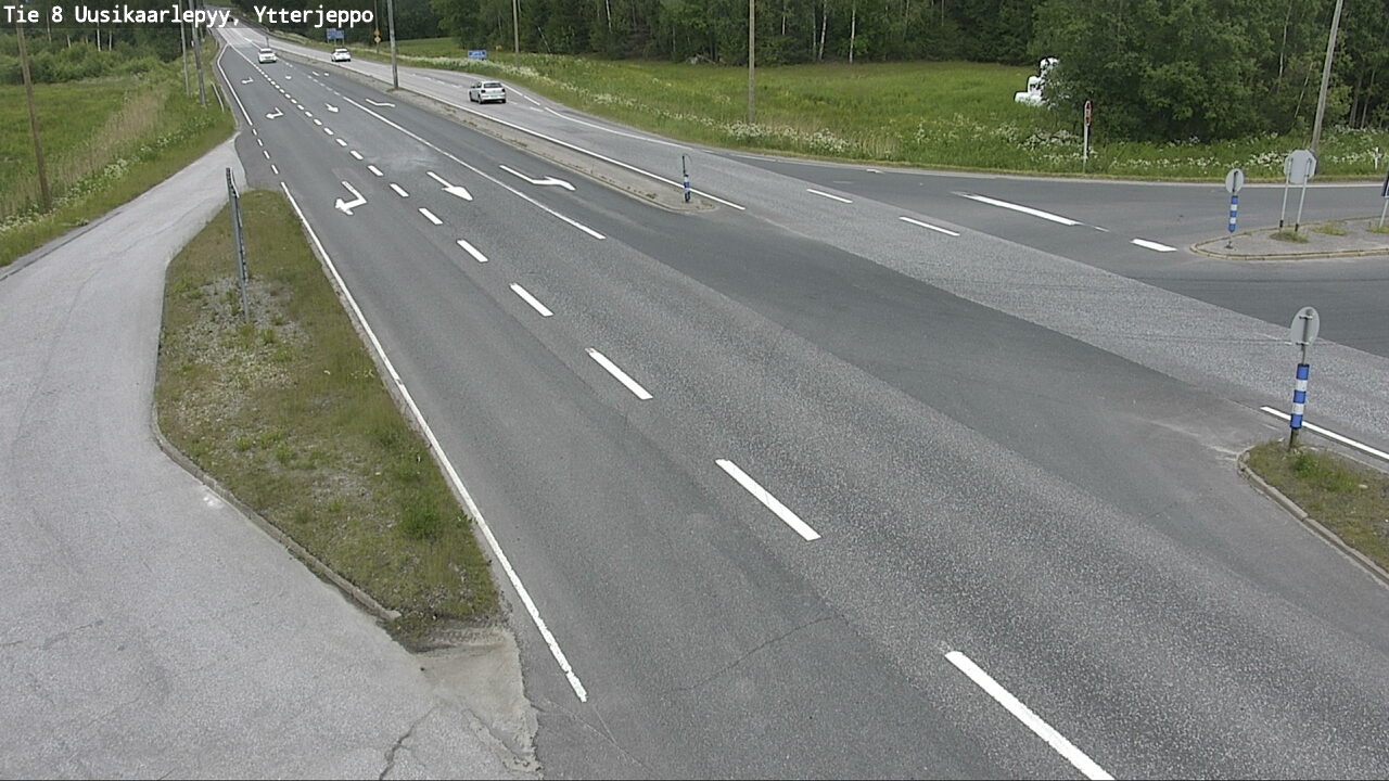 Kelikamerat Kuva Tie 8 Uusikaarlepyy, Ytterjeppo, Uusikaarlepyy, Pohjanmaa
