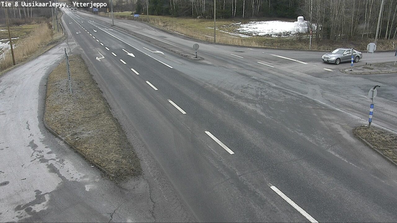 Weather Camera Image Väg 8 Nykarleby, Ytterjeppo, Uusikaarlepyy, Pohjanmaa