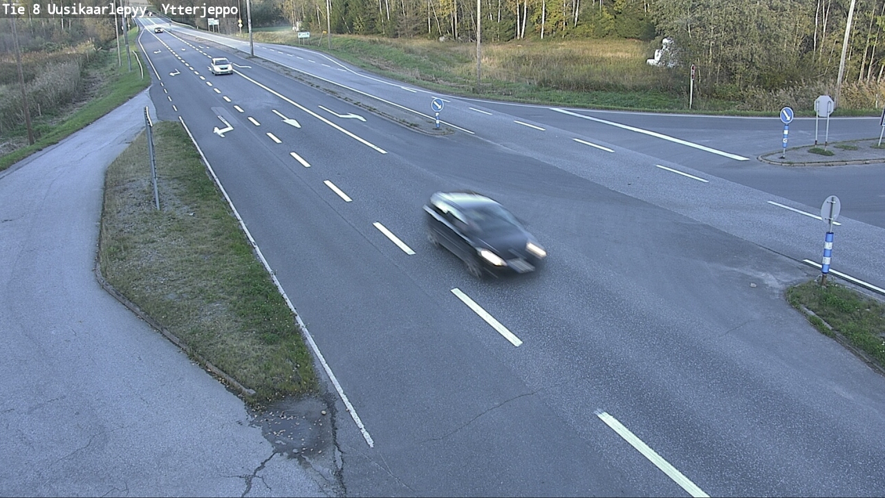 Weather Camera Image Väg 8 Nykarleby, Ytterjeppo, Uusikaarlepyy, Pohjanmaa