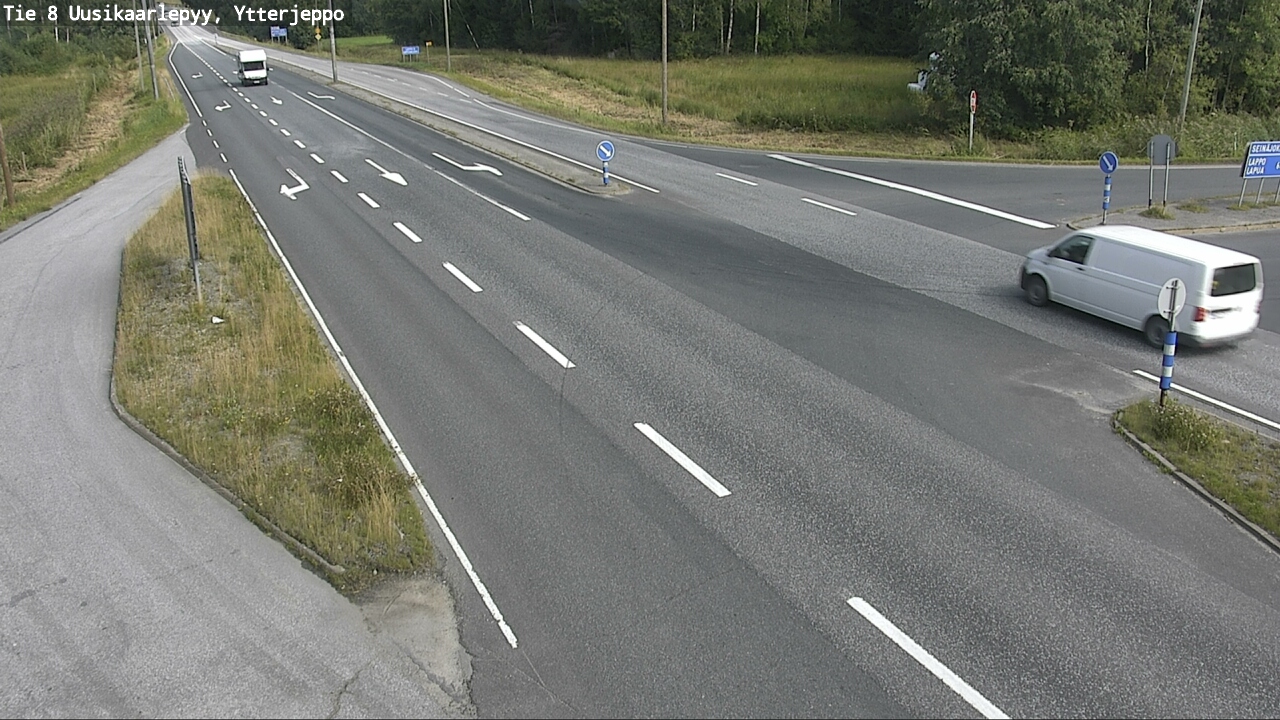 Kelikamerat Kuva Tie 8 Uusikaarlepyy, Ytterjeppo, Uusikaarlepyy, Pohjanmaa
