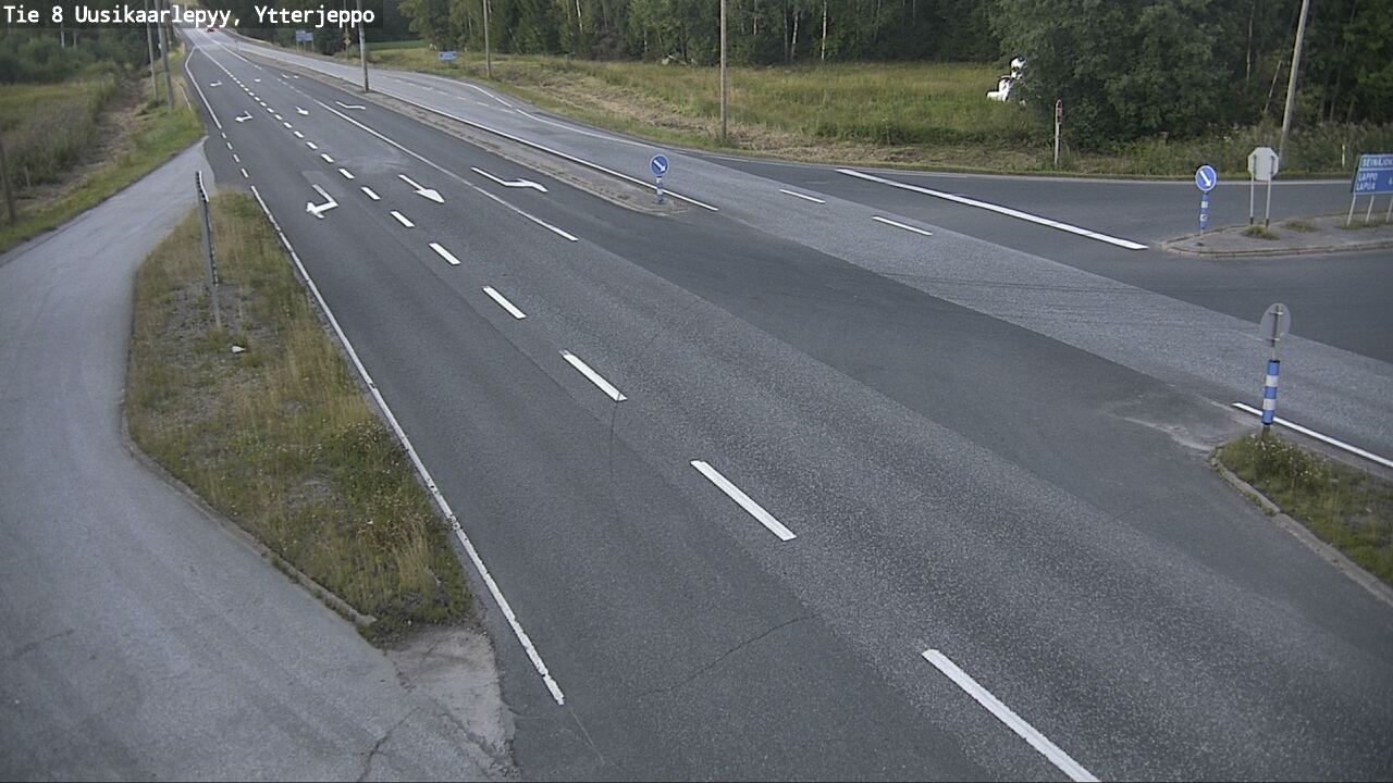 Kelikamerat Kuva Tie 8 Uusikaarlepyy, Ytterjeppo, Uusikaarlepyy, Pohjanmaa