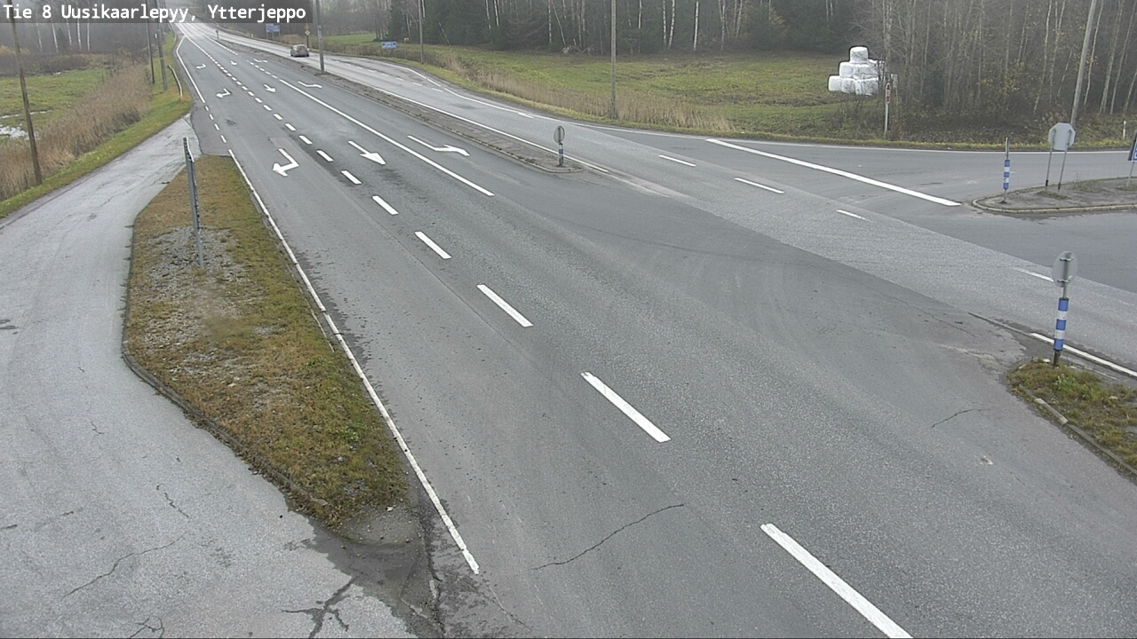 Kelikamerat Kuva Tie 8 Uusikaarlepyy, Ytterjeppo, Uusikaarlepyy, Pohjanmaa
