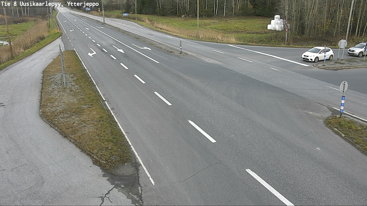 Kelikamerat Kuva Tie 8 Uusikaarlepyy, Ytterjeppo, Uusikaarlepyy, Pohjanmaa