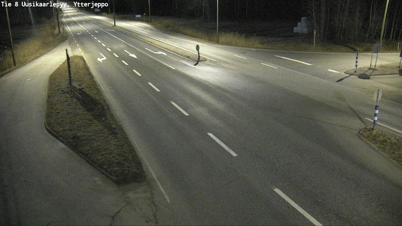 Weather Camera Image Road 8 Uusikaarlepyy, Ytterjeppo, Uusikaarlepyy, Pohjanmaa