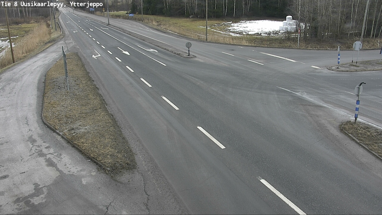 Kelikamerat Kuva Tie 8 Uusikaarlepyy, Ytterjeppo, Uusikaarlepyy, Pohjanmaa