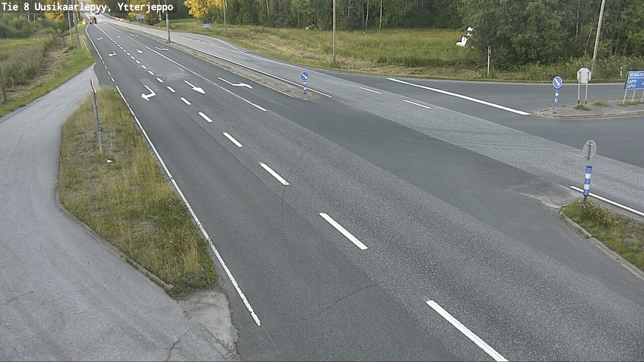 Kelikamerat Kuva Tie 8 Uusikaarlepyy, Ytterjeppo, Uusikaarlepyy, Pohjanmaa