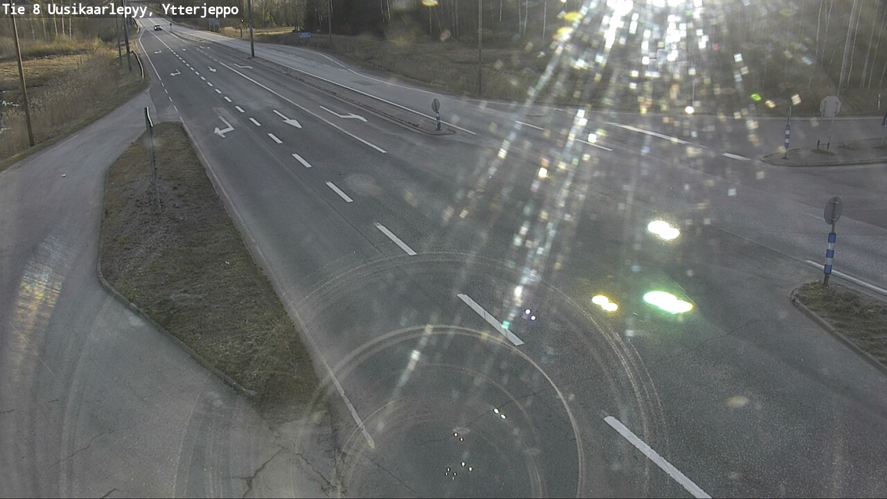 Weather Camera Image Väg 8 Nykarleby, Ytterjeppo, Uusikaarlepyy, Pohjanmaa