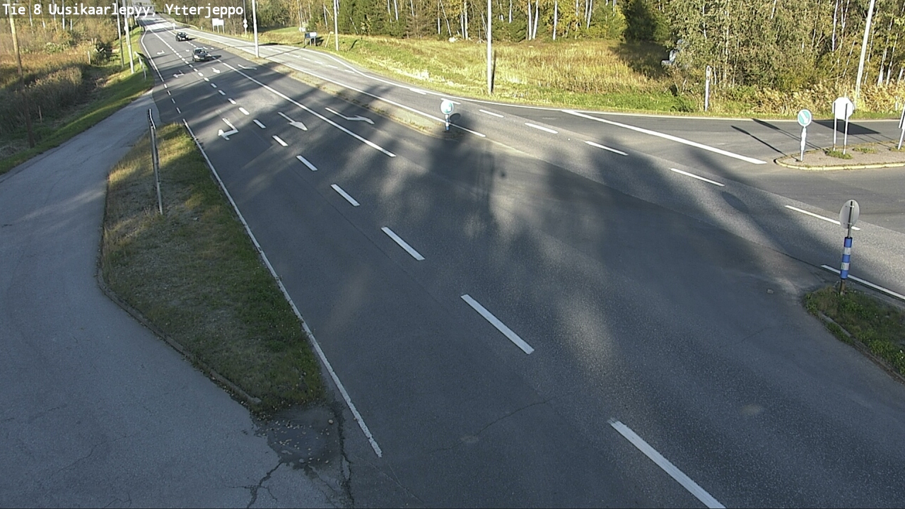 Weather Camera Image Väg 8 Nykarleby, Ytterjeppo, Uusikaarlepyy, Pohjanmaa