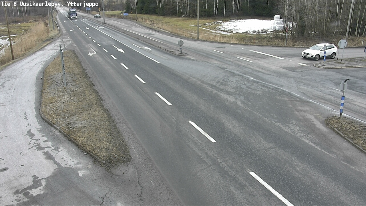 Weather Camera Image Väg 8 Nykarleby, Ytterjeppo, Uusikaarlepyy, Pohjanmaa