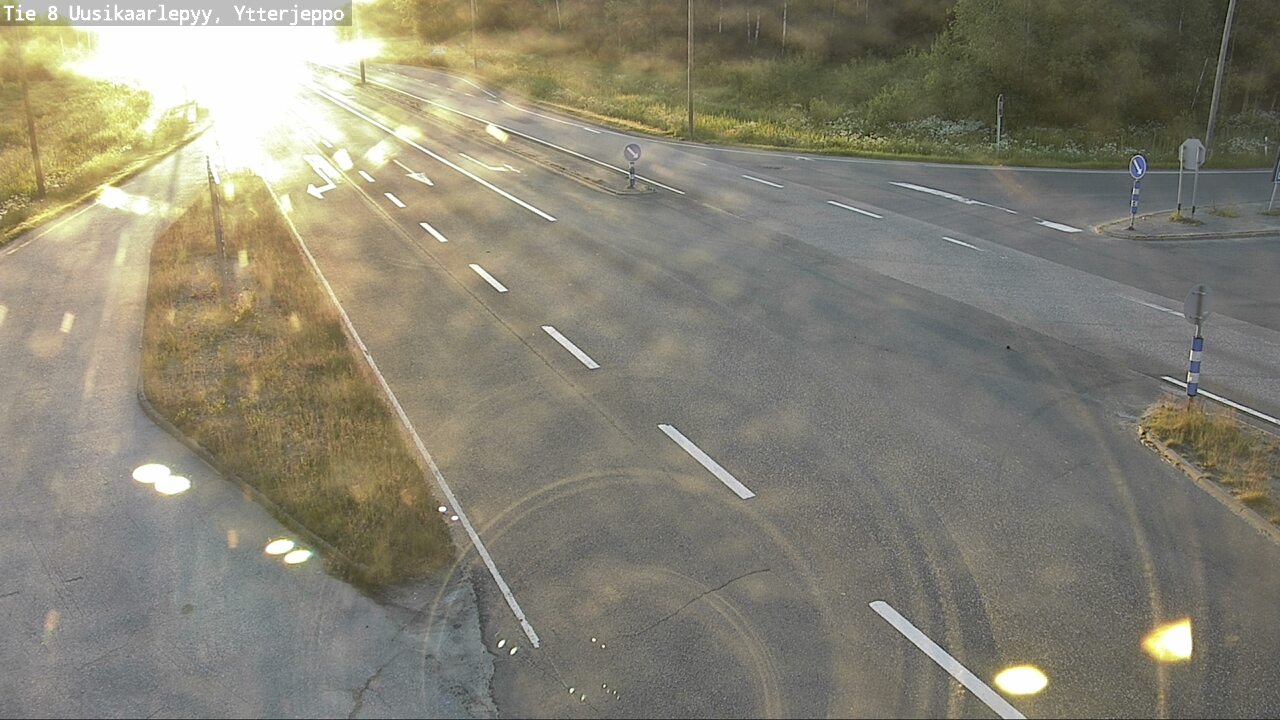 Weather Camera Image Väg 8 Nykarleby, Ytterjeppo, Uusikaarlepyy, Pohjanmaa