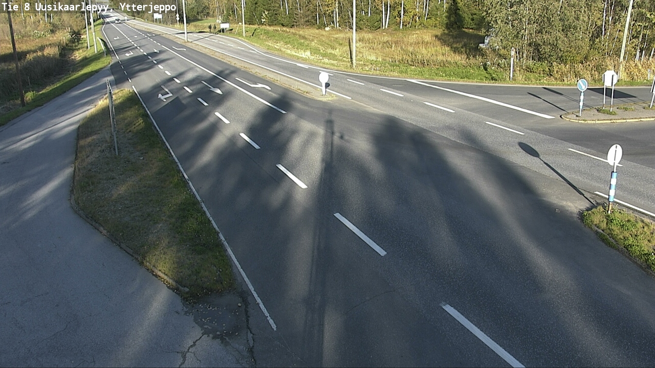 Weather Camera Image Väg 8 Nykarleby, Ytterjeppo, Uusikaarlepyy, Pohjanmaa