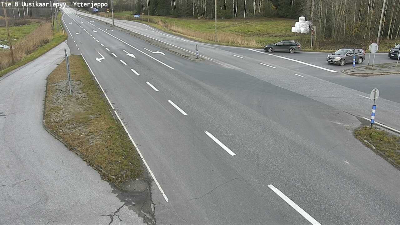 Kelikamerat Kuva Tie 8 Uusikaarlepyy, Ytterjeppo, Uusikaarlepyy, Pohjanmaa