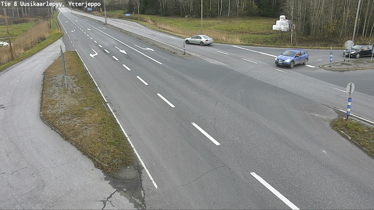 Kelikamerat Kuva Tie 8 Uusikaarlepyy, Ytterjeppo, Uusikaarlepyy, Pohjanmaa