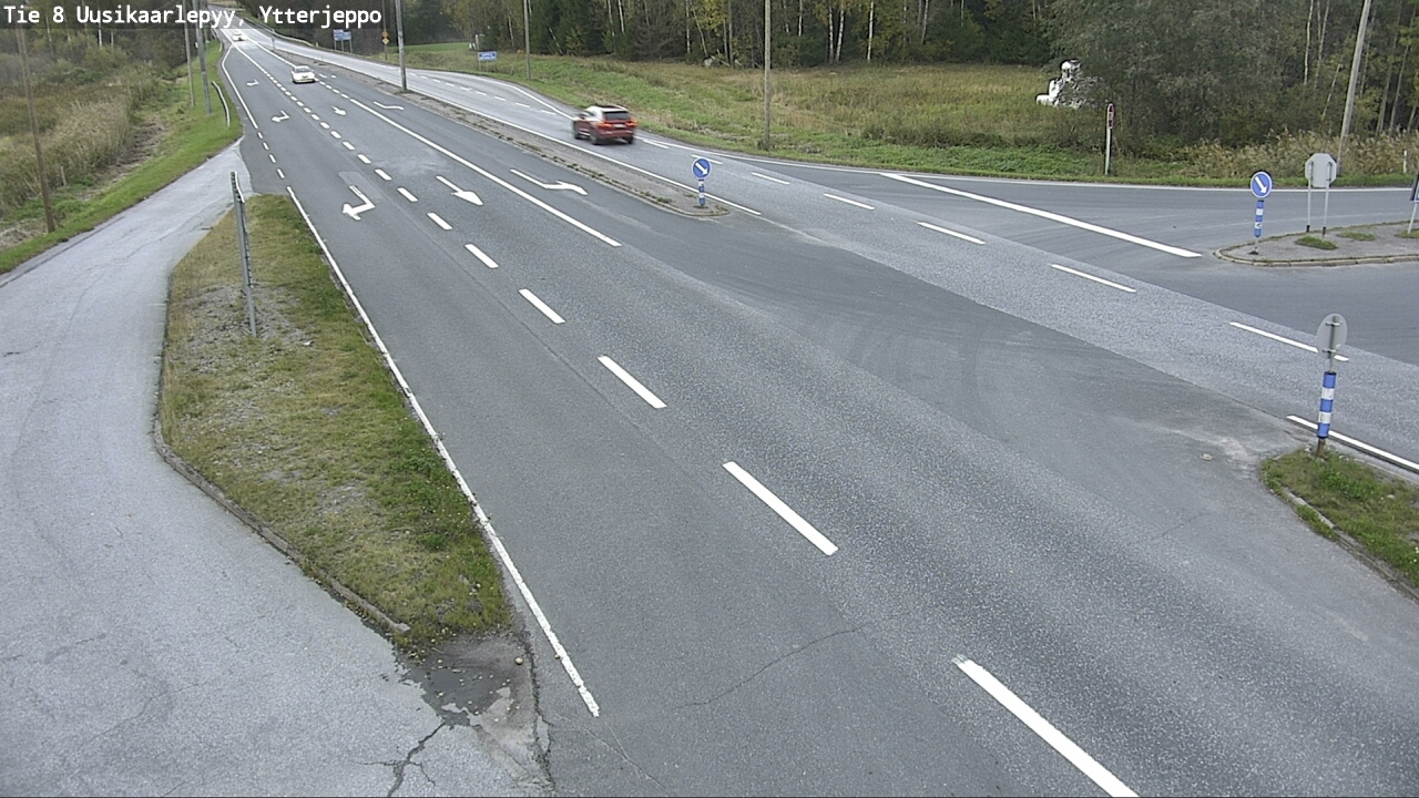 Kelikamerat Kuva Tie 8 Uusikaarlepyy, Ytterjeppo, Uusikaarlepyy, Pohjanmaa