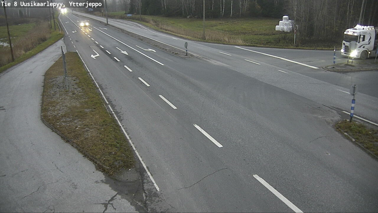 Kelikamerat Kuva Tie 8 Uusikaarlepyy, Ytterjeppo, Uusikaarlepyy, Pohjanmaa