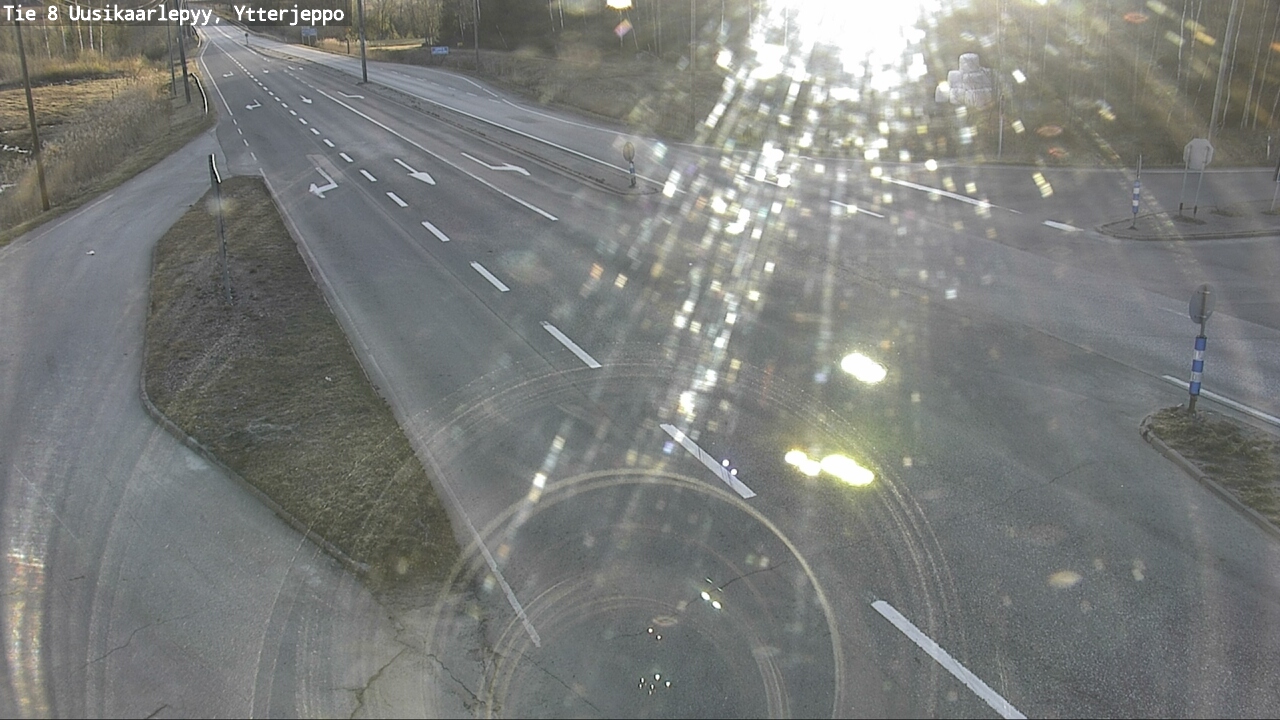 Weather Camera Image Väg 8 Nykarleby, Ytterjeppo, Uusikaarlepyy, Pohjanmaa