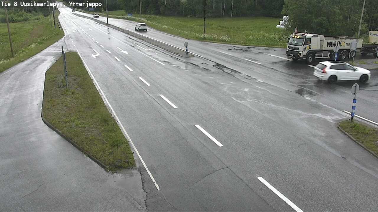 Weather Camera Image Väg 8 Nykarleby, Ytterjeppo, Uusikaarlepyy, Pohjanmaa