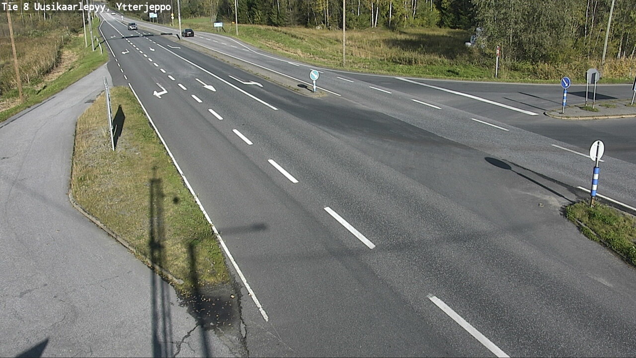 Weather Camera Image Väg 8 Nykarleby, Ytterjeppo, Uusikaarlepyy, Pohjanmaa