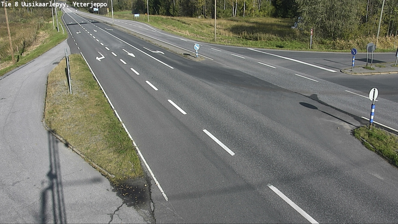 Weather Camera Image Väg 8 Nykarleby, Ytterjeppo, Uusikaarlepyy, Pohjanmaa