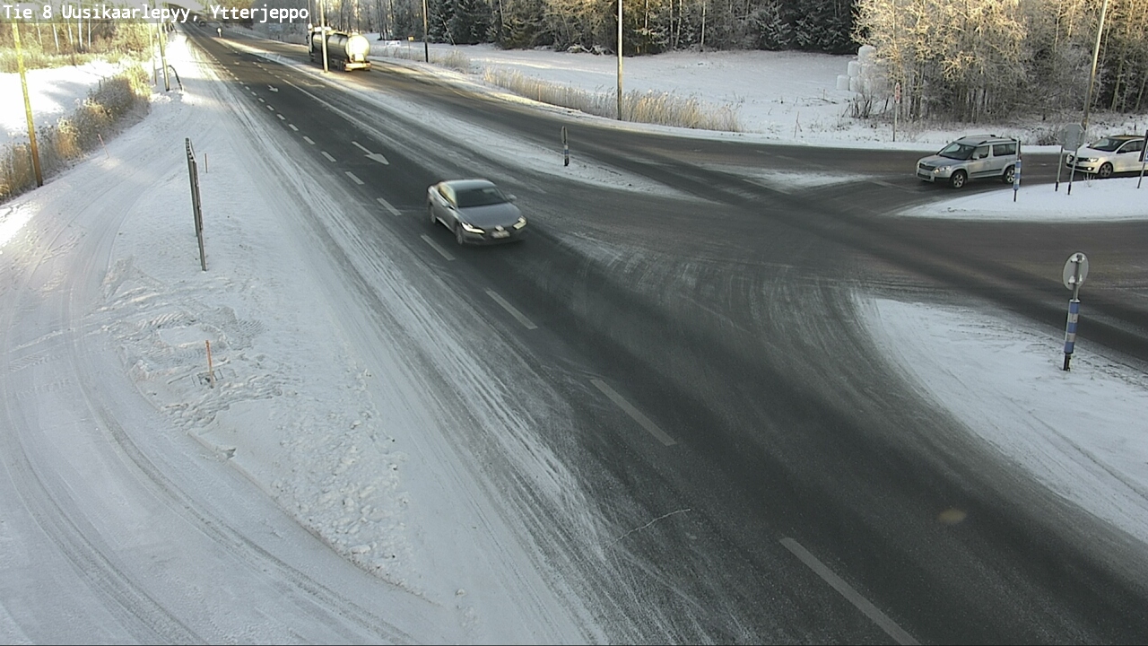 Weather Camera Image Väg 8 Nykarleby, Ytterjeppo, Uusikaarlepyy, Pohjanmaa