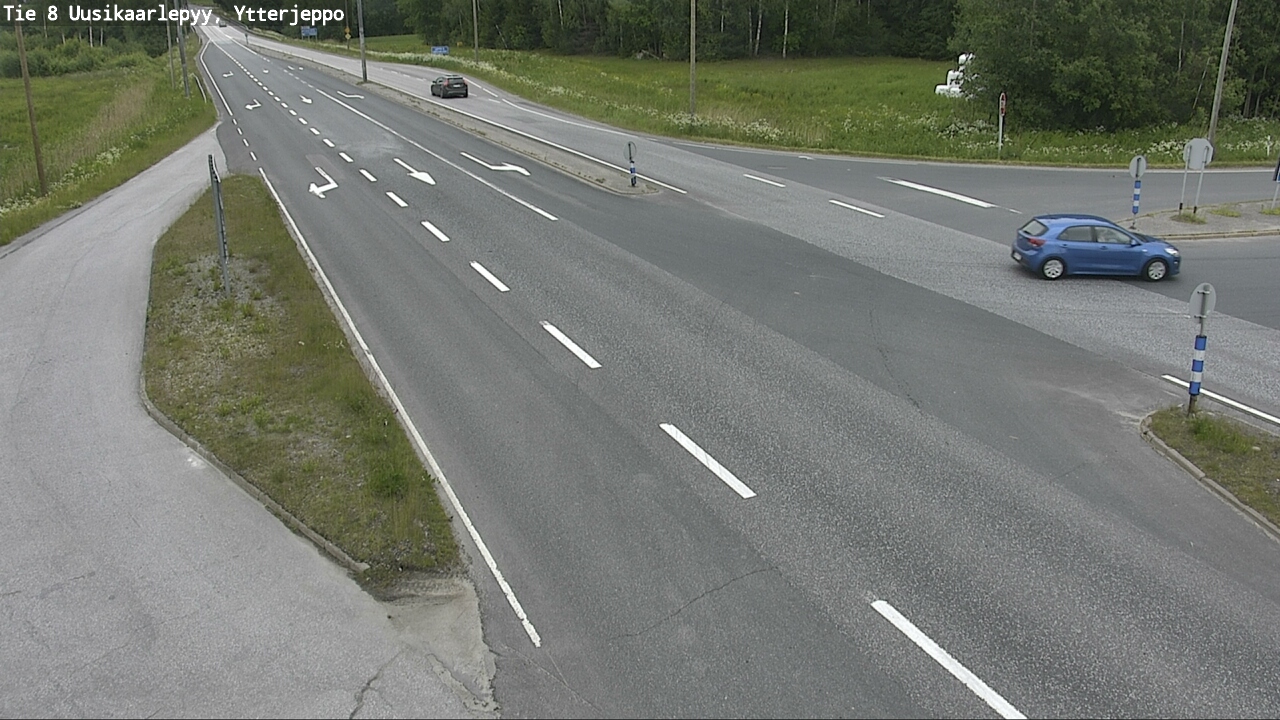Kelikamerat Kuva Tie 8 Uusikaarlepyy, Ytterjeppo, Uusikaarlepyy, Pohjanmaa