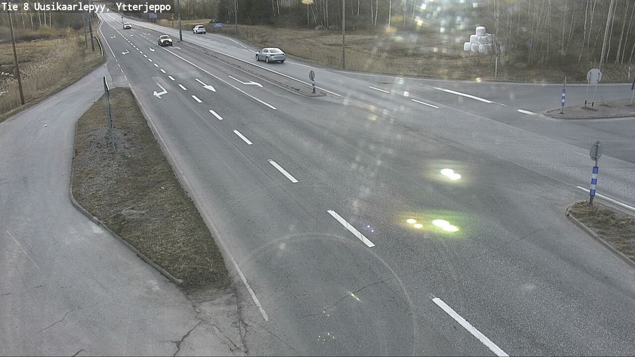 Weather Camera Image Väg 8 Nykarleby, Ytterjeppo, Uusikaarlepyy, Pohjanmaa