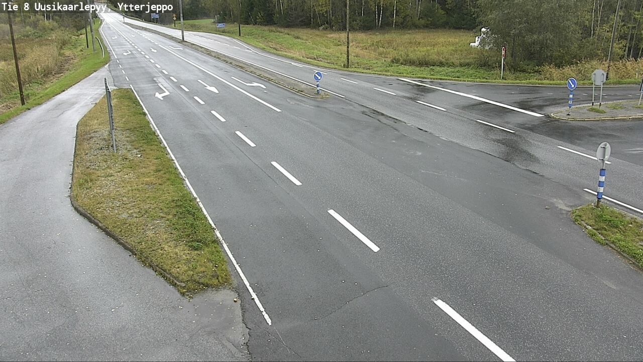 Weather Camera Image Road 8 Uusikaarlepyy, Ytterjeppo, Uusikaarlepyy, Pohjanmaa