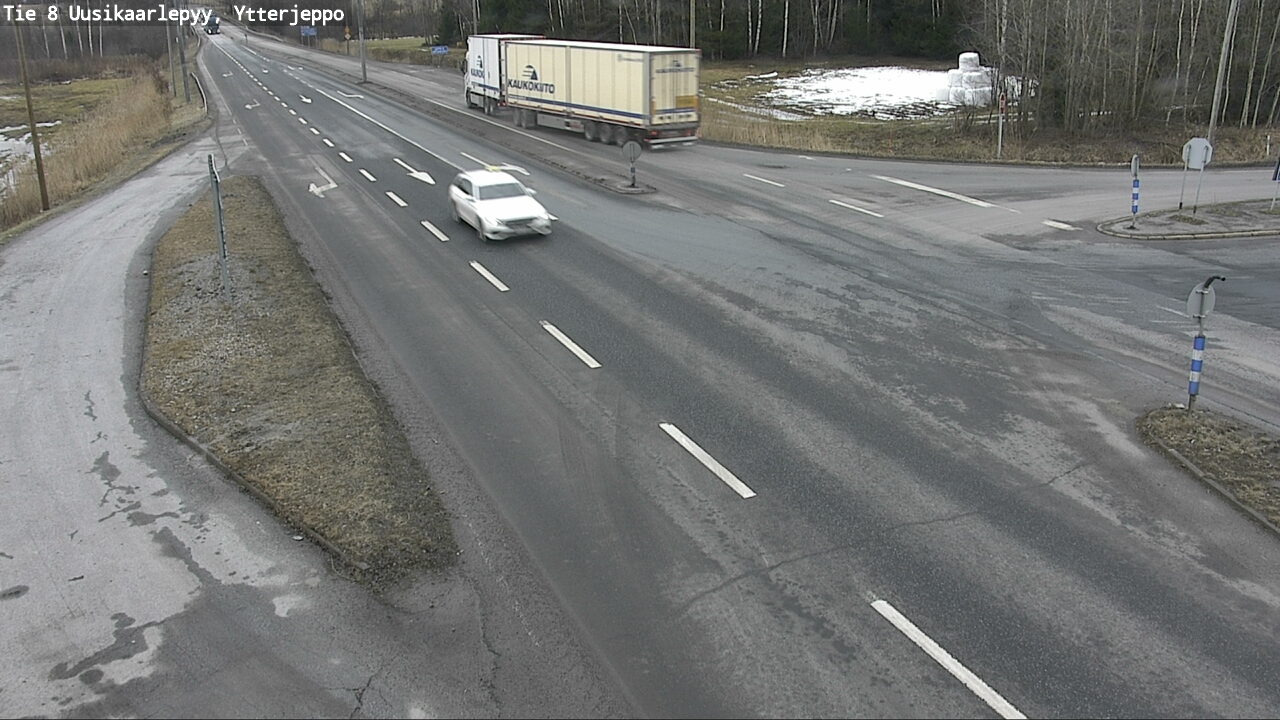 Weather Camera Image Väg 8 Nykarleby, Ytterjeppo, Uusikaarlepyy, Pohjanmaa