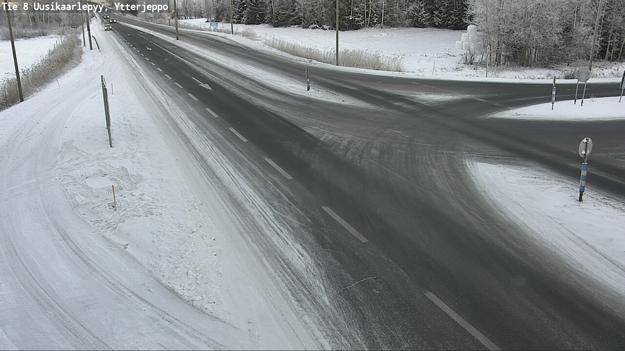 Weather Camera Image Väg 8 Nykarleby, Ytterjeppo, Uusikaarlepyy, Pohjanmaa