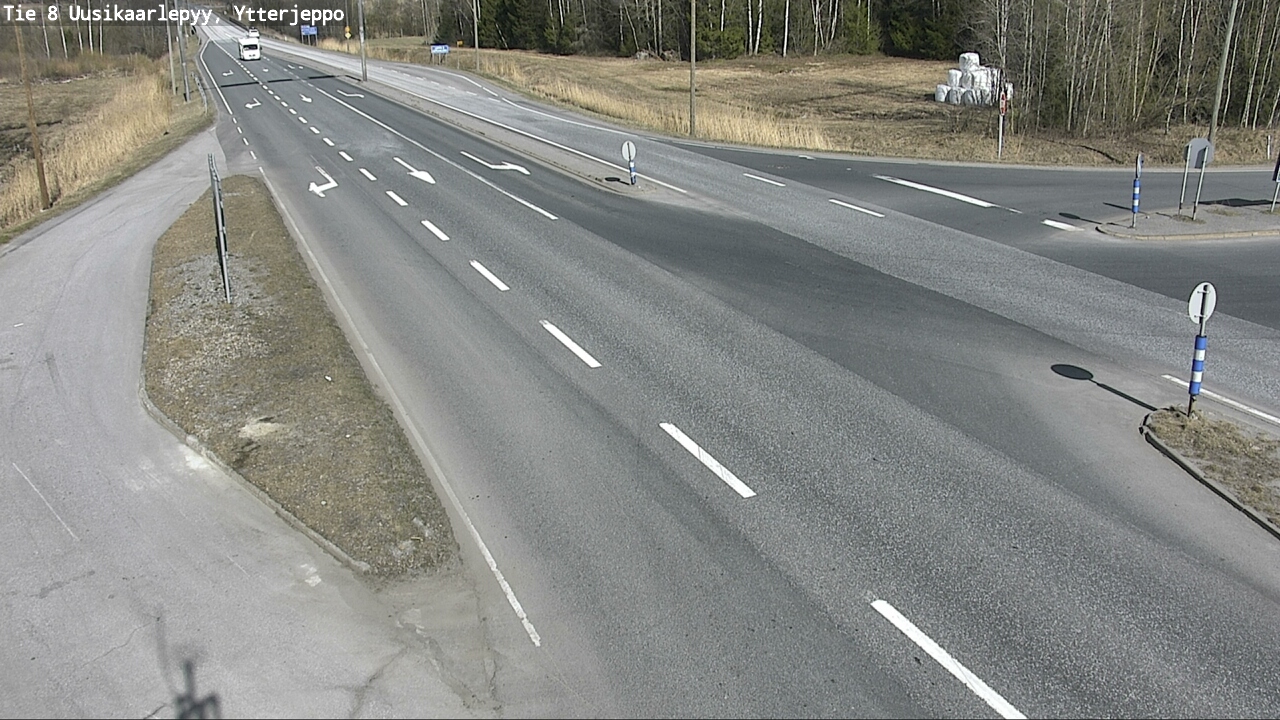 Kelikamerat Kuva Tie 8 Uusikaarlepyy, Ytterjeppo, Uusikaarlepyy, Pohjanmaa