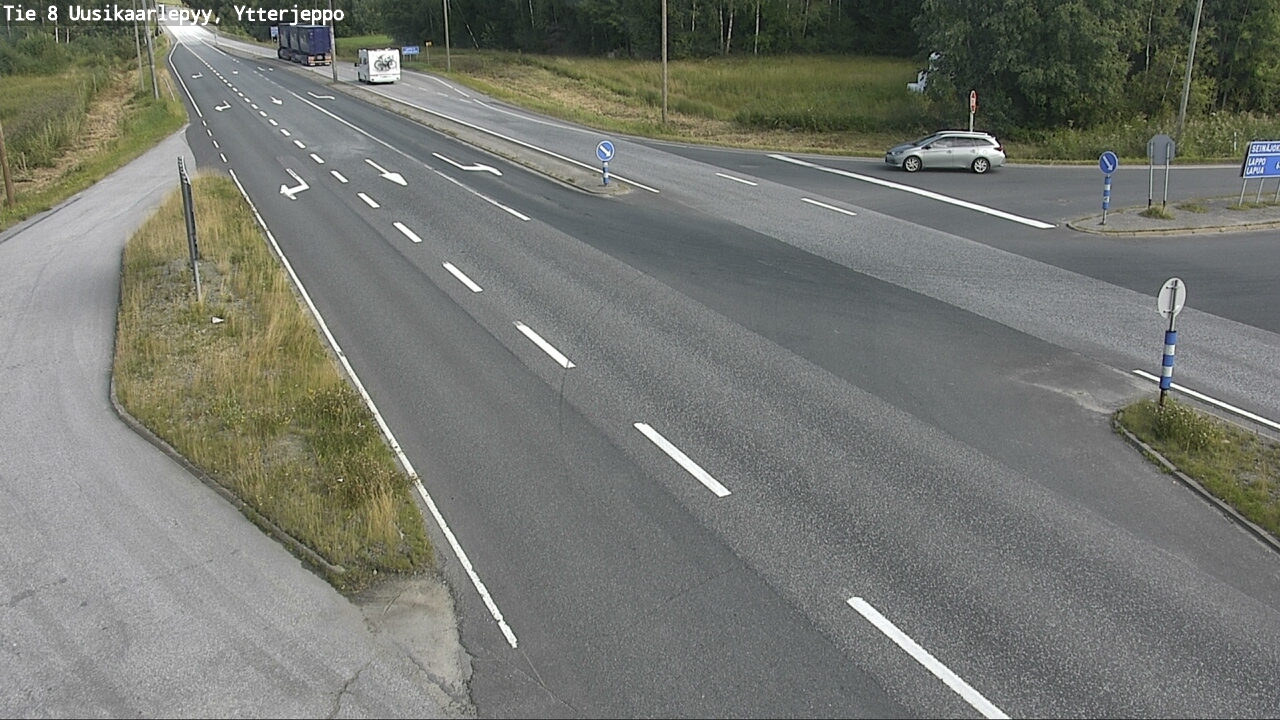 Kelikamerat Kuva Tie 8 Uusikaarlepyy, Ytterjeppo, Uusikaarlepyy, Pohjanmaa