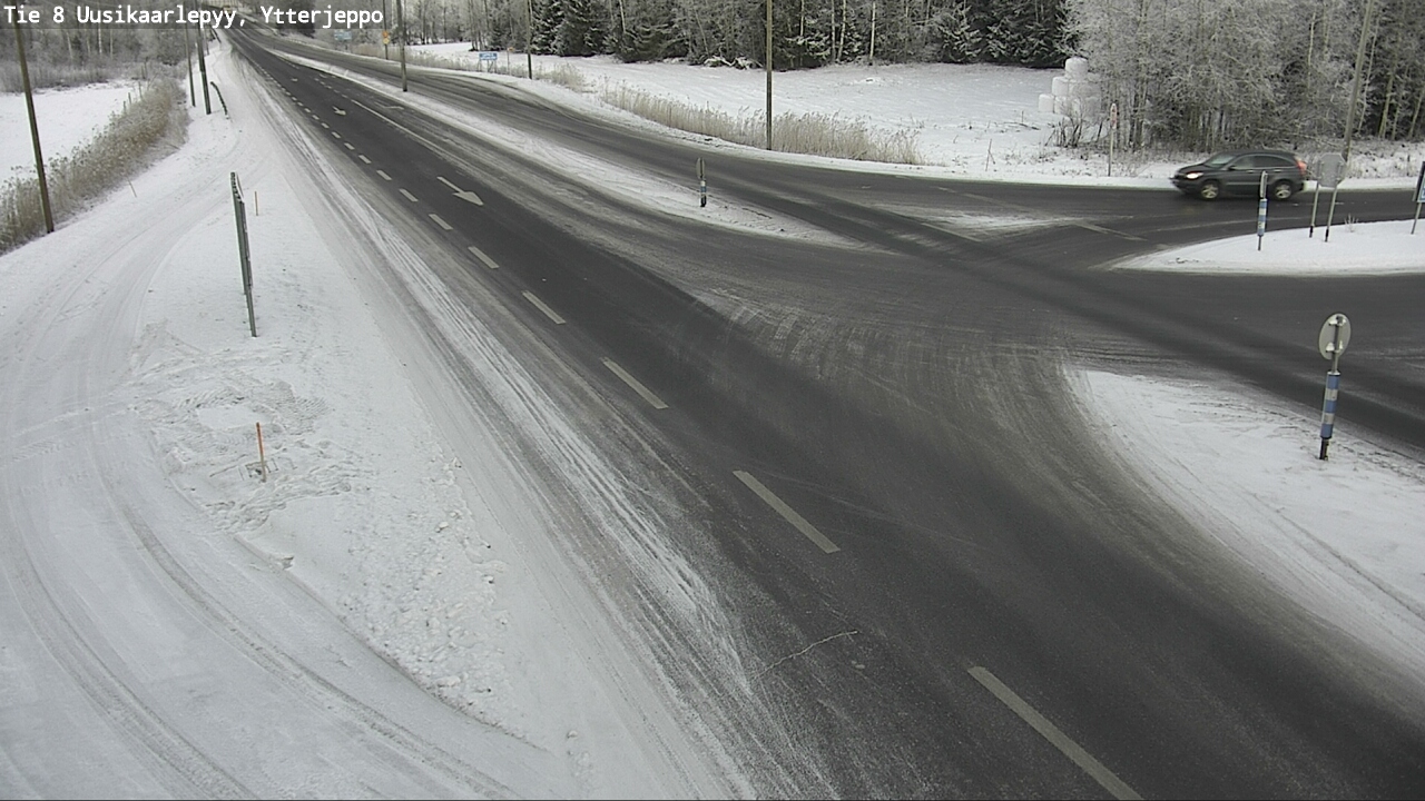 Weather Camera Image Väg 8 Nykarleby, Ytterjeppo, Uusikaarlepyy, Pohjanmaa