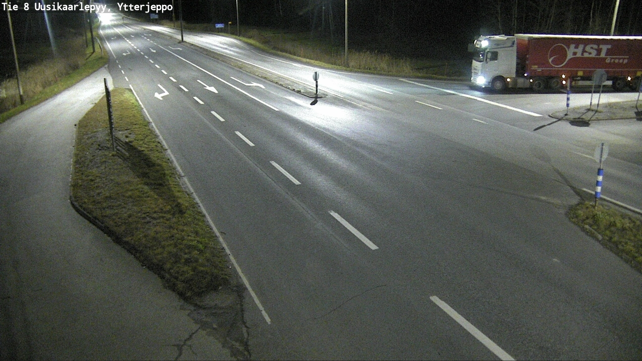 Kelikamerat Kuva Tie 8 Uusikaarlepyy, Ytterjeppo, Uusikaarlepyy, Pohjanmaa