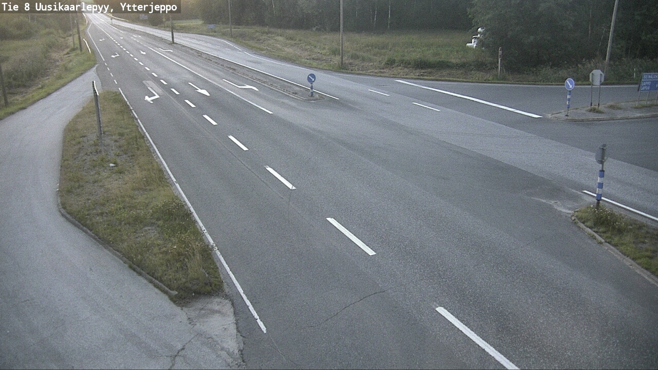 Weather Camera Image Road 8 Uusikaarlepyy, Ytterjeppo, Uusikaarlepyy, Pohjanmaa